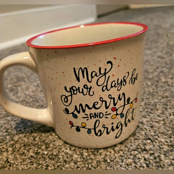 May Your Days Be Merry & Bright Christmas Mug Lights Adorable Cute - Picture 3 of 3